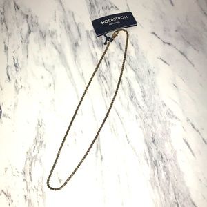 NEW Nordstrom mens sizing gold chain